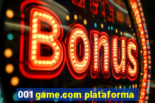 001 game.com plataforma